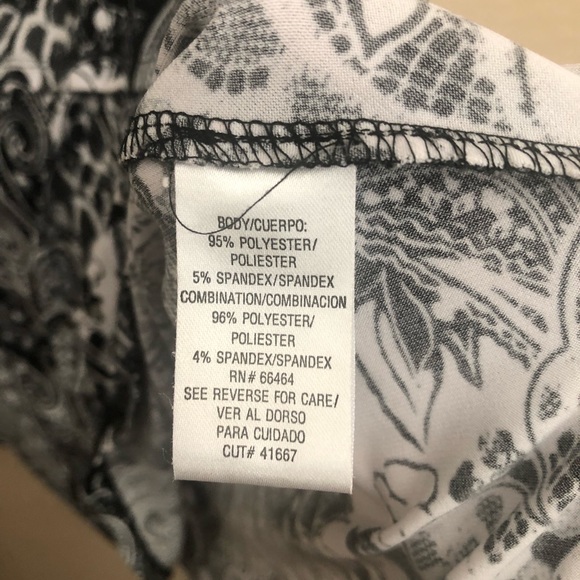 Gorgeous black and white layered dress - Picture 7 of 8